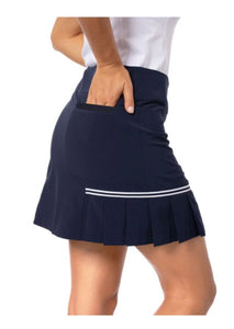 Blueberry Performance Side Pleat