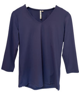 V-Neck 3/4 Sleeve Top