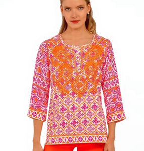 Silk Embroidered Tunic