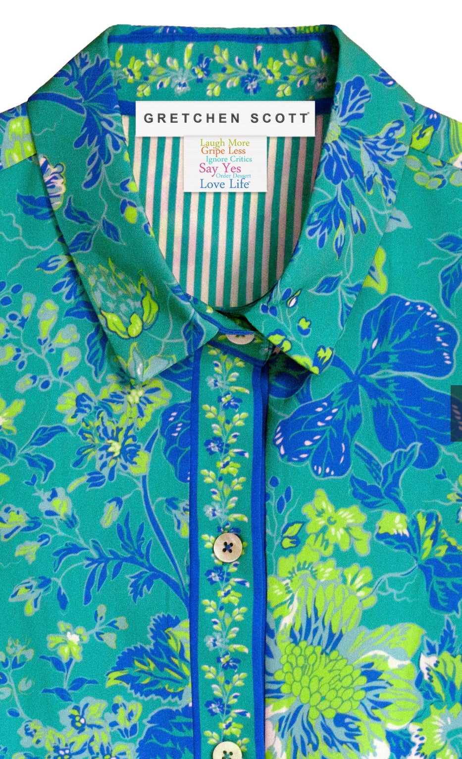 Boyfriend Shirt-English Garden