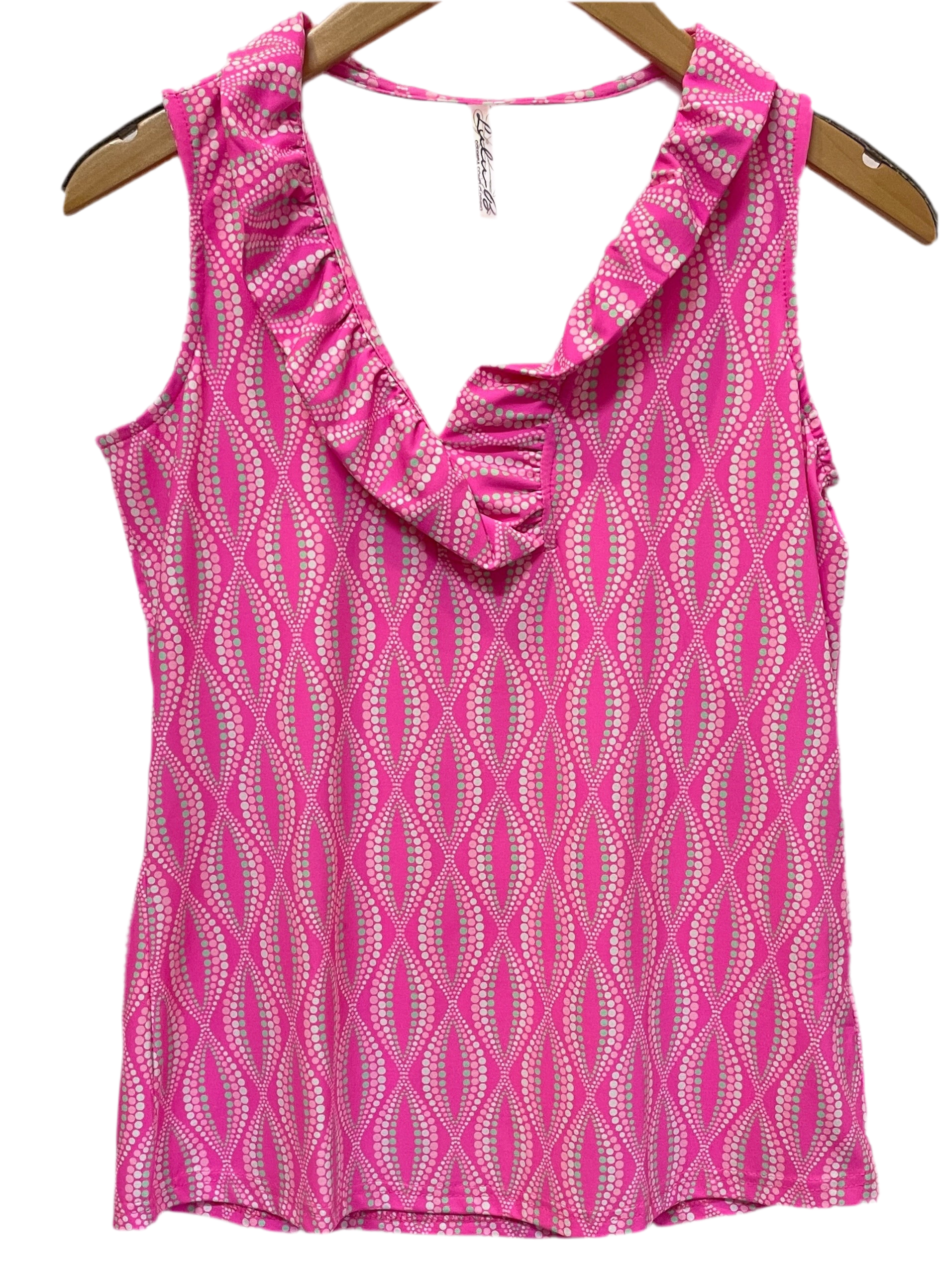 Lulu-B ® Ruffle V-Neck Tank