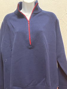 1/2 Zip Cotton Sweater