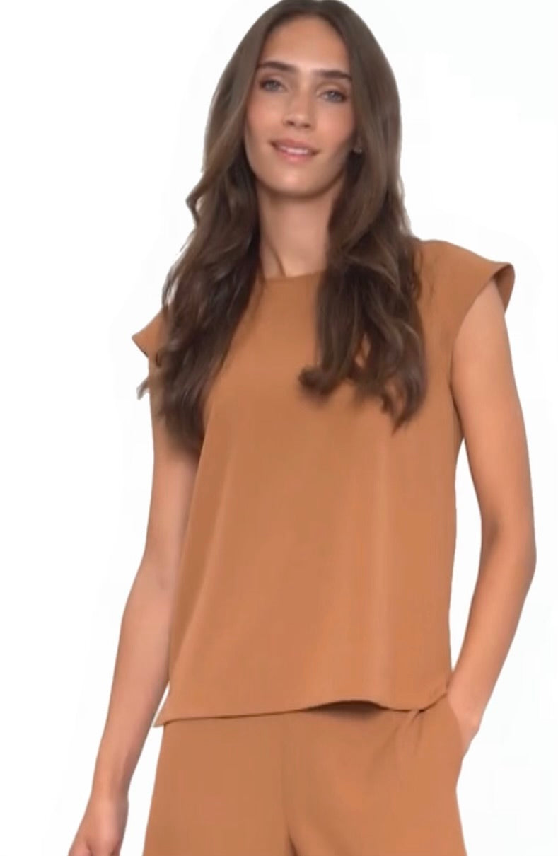 Vegan Silk Cap Sleeve Top