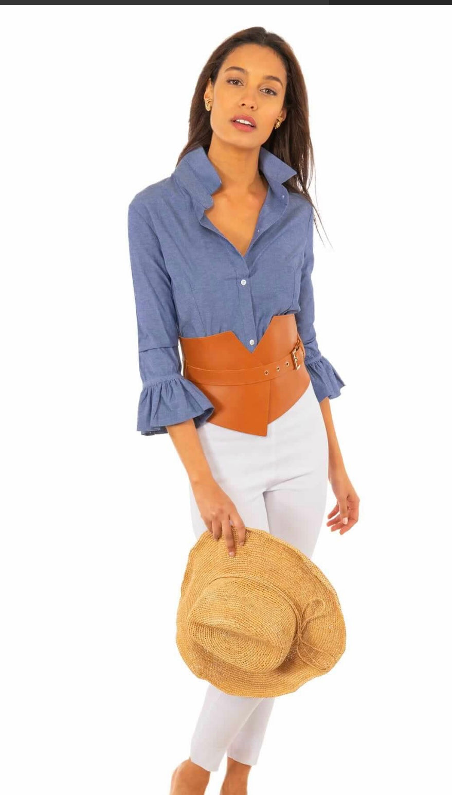 Chambray Priss Blouse