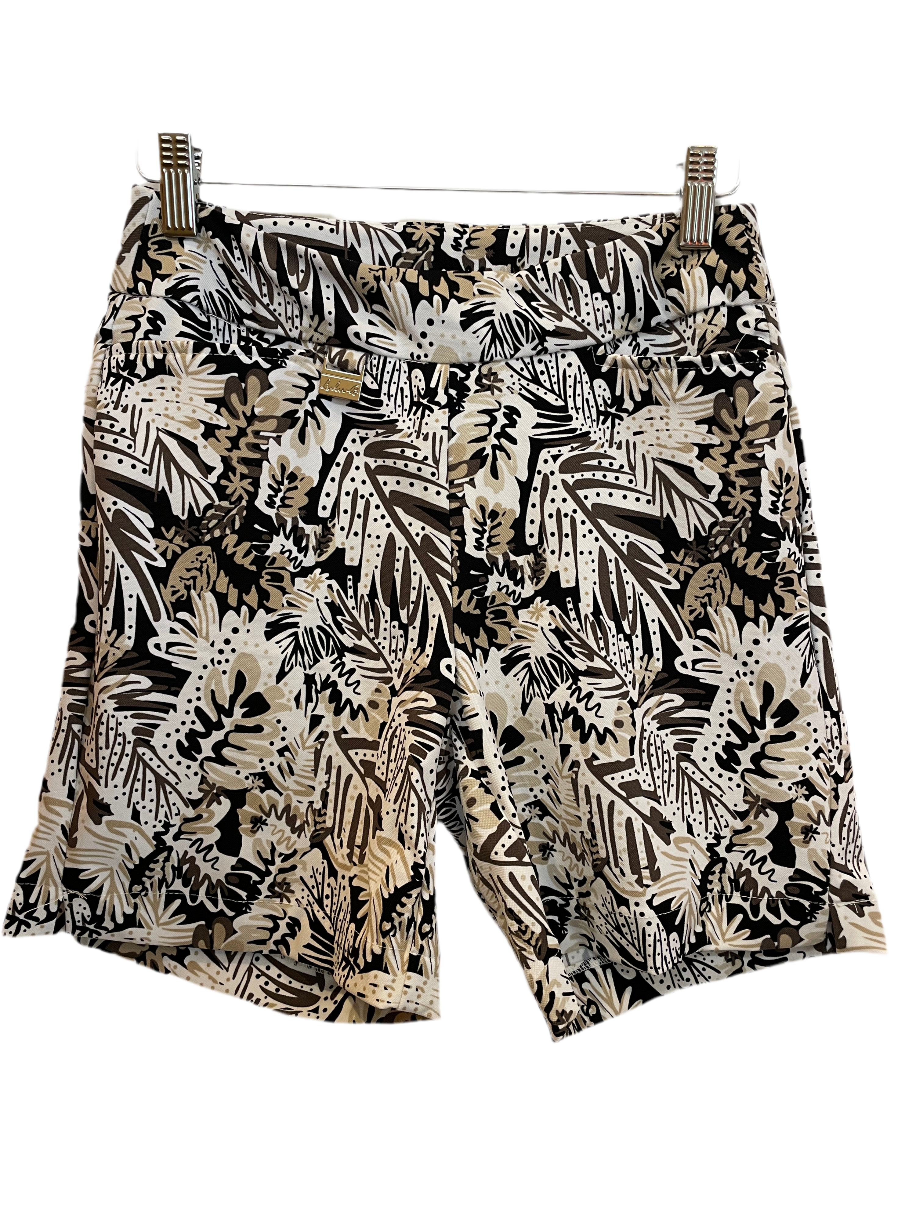 Lulu-B ® Printed Pull-On Short W/Side Vent