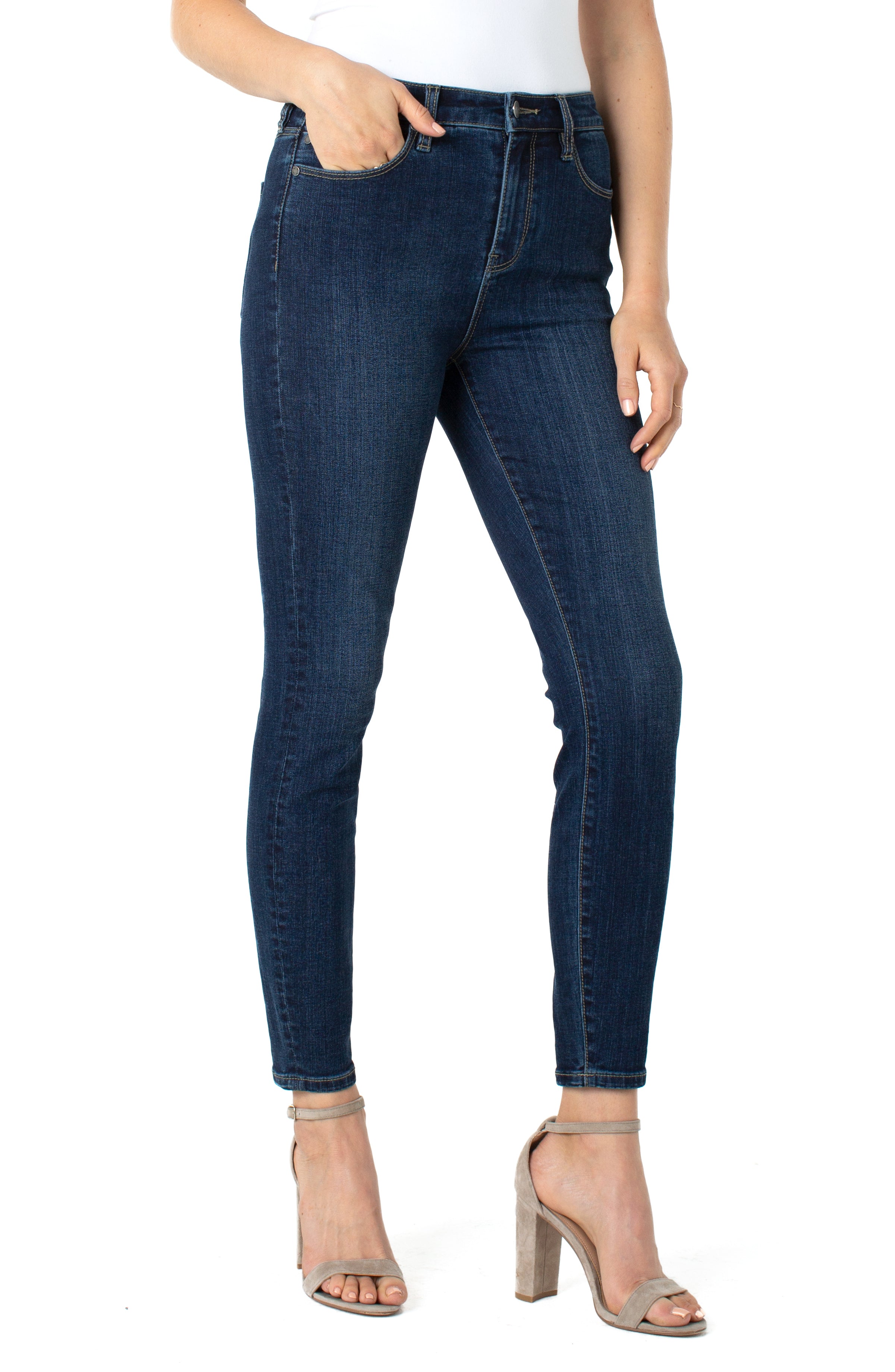 Abby hi-rise ankle skinny 28" inseam