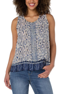 Double Layer Sleeveless Top